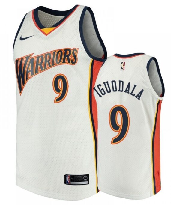 Andre Iguodala Basketball Jersey #9 Golden State Warriors White