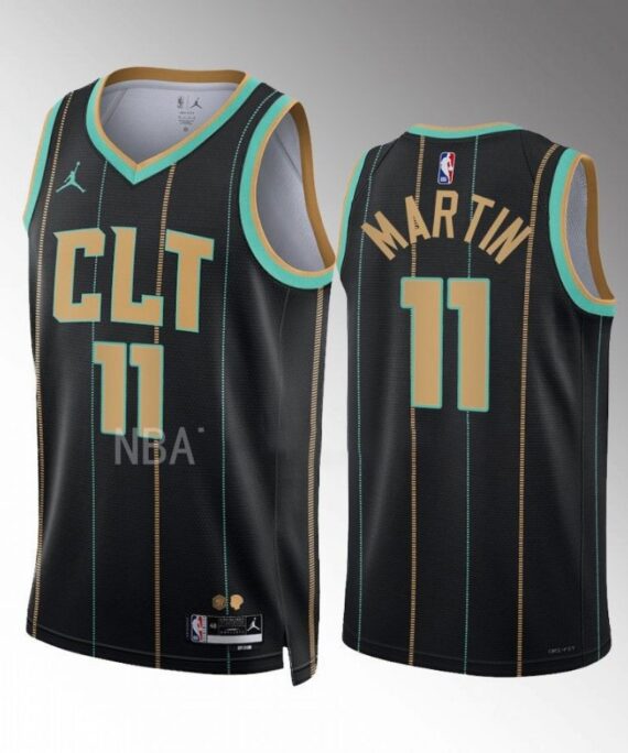 Cody Martin Basketball Jersey #11 Charlotte Hornets 2022-23 City Edition Black