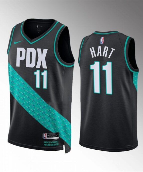 Josh Hart Basketball Jersey #11 Portland Trail Blazers 2023 City Edition