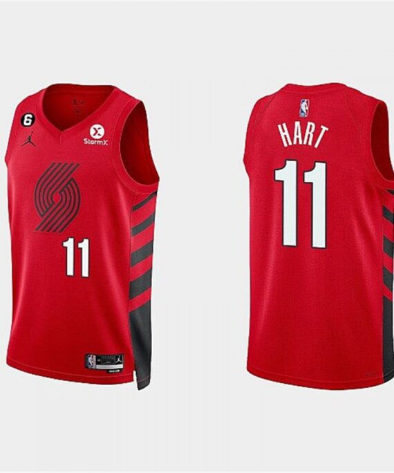 Josh Hart Basketball Jersey #11 Portland Trail Blazers 2023 Statement Edition