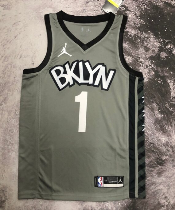 Mikal Bridges Basketball Jersey #1 Brooklyn Nets Jordan Limited Edition