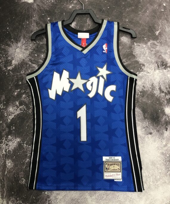 Tracy McGrady Basketball Jersey#1 Orlando Magic 2001 Blue