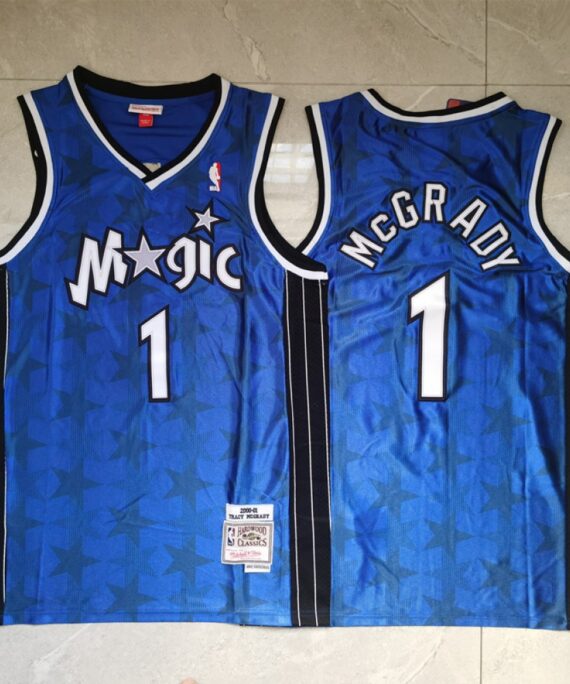 Tracy McGrady Basketball Jersey#1 Orlando Magic Blue