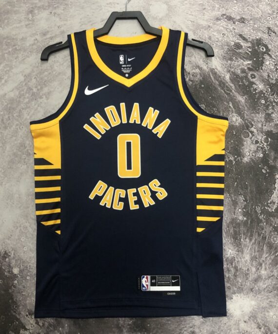 Tyrese Haliburton Basketball Jersey#0 Indiana Pacers 2023 Black