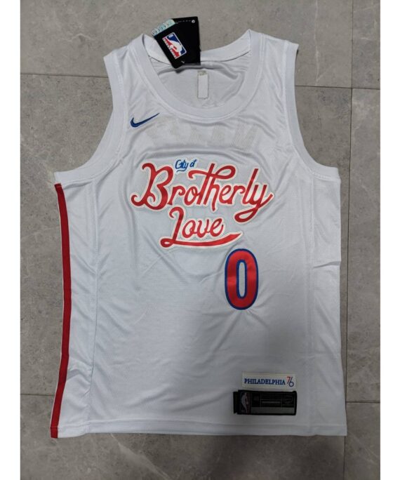 Tyrese Maxey Basketball Jersey#0 Philadelphia 76ers 22/23 White