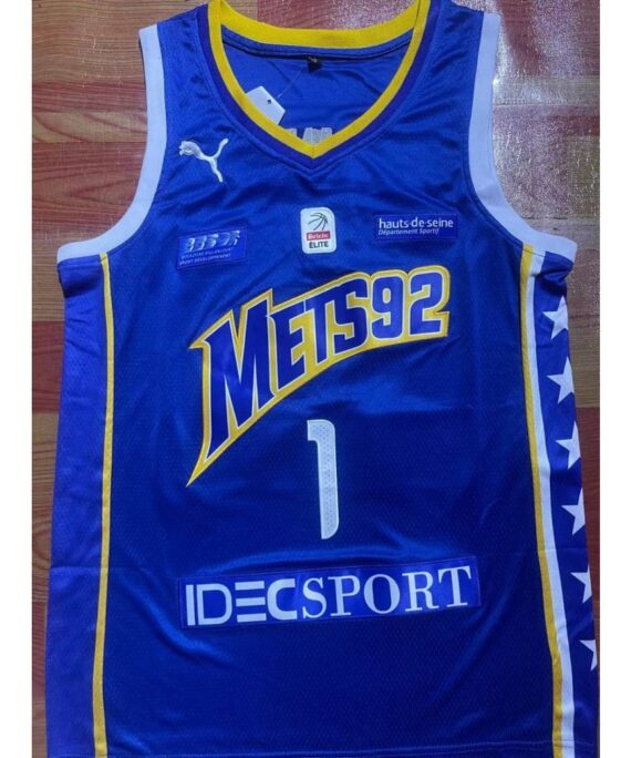 Victor Wembanyama Basketball Jersey#1 Metropolis 92 Purple