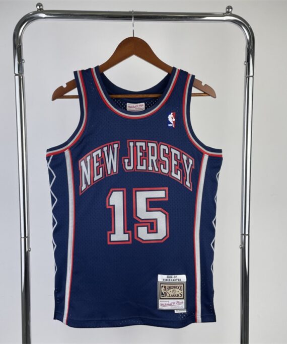 Vince Carter Basketball Jersey#15 Brooklyn Nets 2006/07 Navy Blue