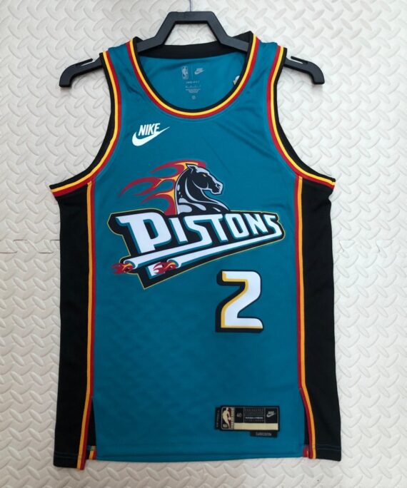 Cade Cunningham Basketball Jersey #2 Detroit Pistons 2023 Classic Edition Green