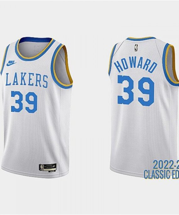 Dwight Howard Basketball Jersey #39 Los Angeles Lakers 2023 White Classic Edition