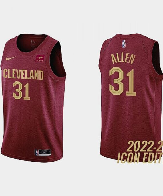 Jarrett Allen Basketball Jersey #31 Cleveland Cavaliers 2023