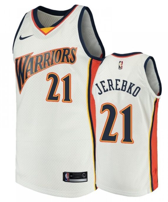 Jonas Jerebko Basketball Jersey #21 Golden State Warriors