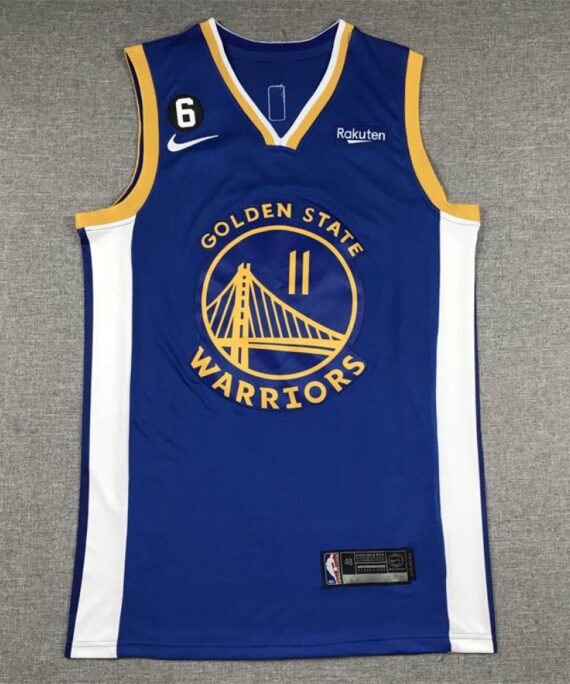 Klay Thompson Basketball Jersey #11 Golden State Warriors 2023 Blue