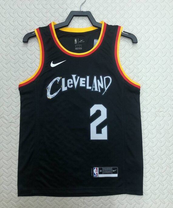 Kyrie Irving Basketball Jersey #2 Cleveland Cavaliers 2021 Black City Edition