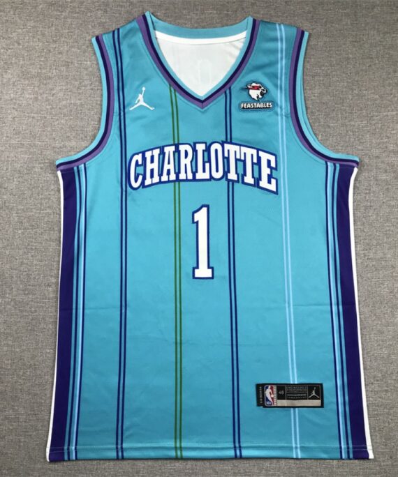 LaMelo Ball Basketball Jersey #1 Charlotte Hornets 2024 Classic Green Edition