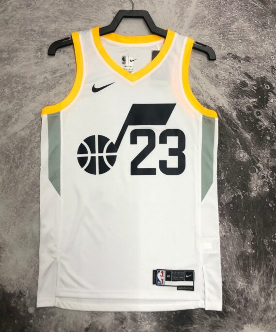 Lauri Markkanen Basketball Jersey #23 Utah Jazz 2023 White