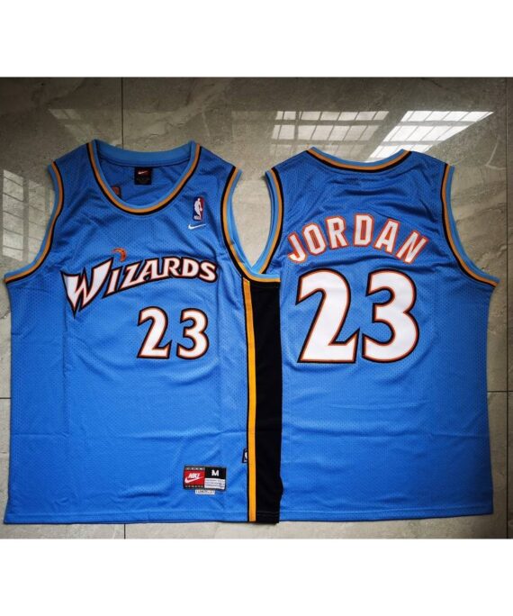Michael Jordan Basketball Jersey #23 Washington Wizards Blue