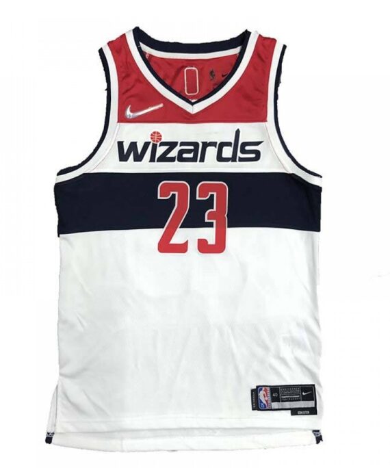 Michael Jordan Basketball Jersey #23 Washington Wizards 75th Anniversary Black/Red/White Edition