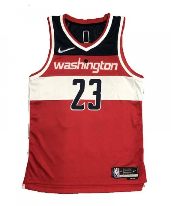 Michael Jordan Basketball Jersey #23 Washington Wizards 75th Anniversary Red/White/Black Edition