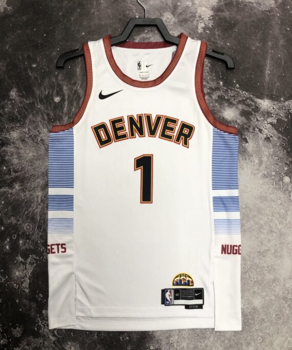 Michael Porter Jr. Basketball Jersey #1 Denver Nuggets 2023 White City Edition